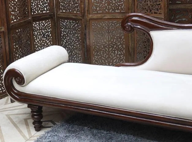 Wood Hand Carved Couch (Sheesham Wood) - Wooden Twist UAE