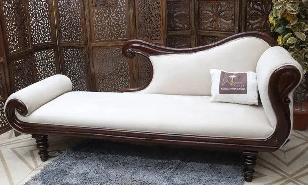 Wood Hand Carved Couch (Sheesham Wood) - Wooden Twist UAE