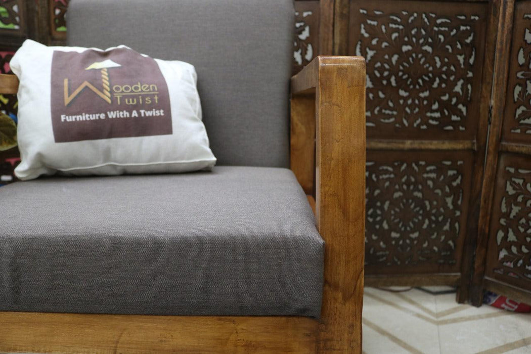 Wooden Handicrafts Arm Chair (Sheesham Wood)