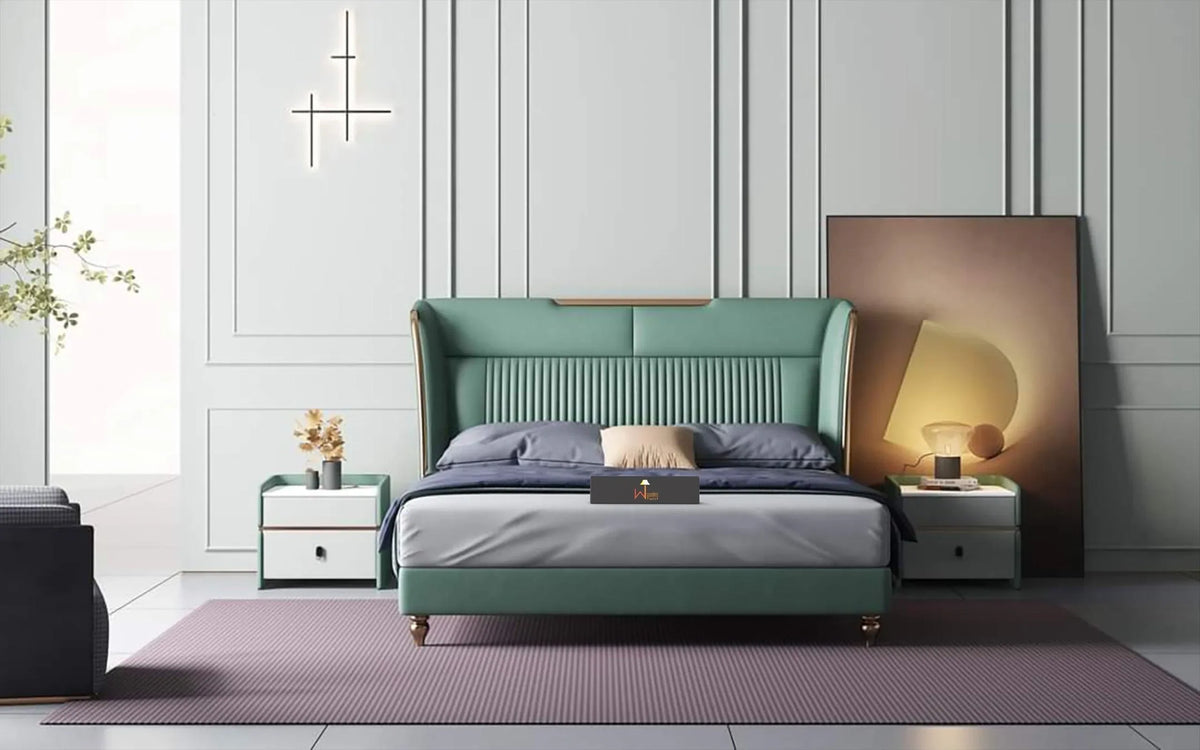 Plush Comfort with a Teak Wood Foundation