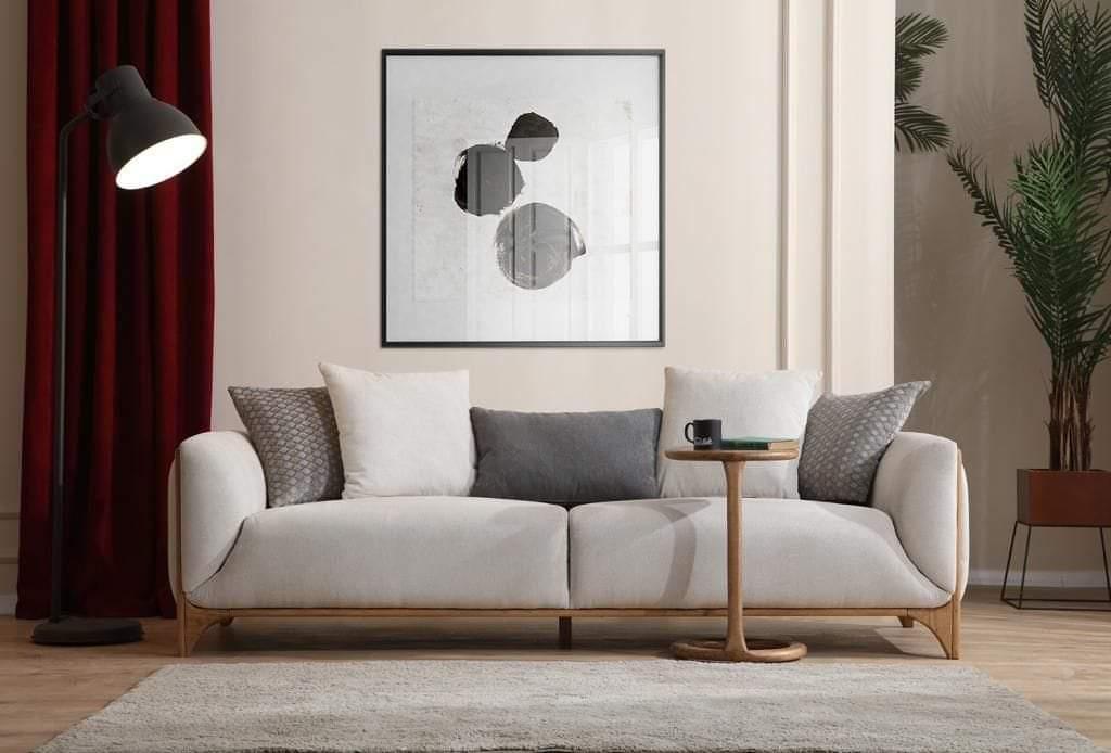 Traditional Interior Design Modern 3 Seater Sofa - Wooden Twist UAE