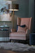 Exquisite Longer Wooden Wide Wingback Arm Chair (Pink) - Wooden Twist UAE