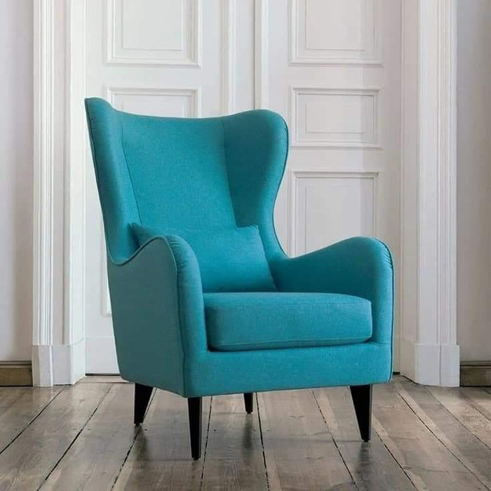 Wooden Handmade Calisto Wing Chair for Living Room