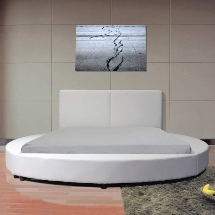 Luxury Modern Platform Round King Size Bed - Wooden Twist UAE