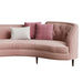 Modern Vintage Encompass Tufted Tropez 3 Seater Sofa with Four Cushion (Pink) - Wooden Twist UAE