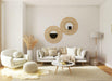 Wooden Handmade Charming Mid Century Modern Sofa Set 3+1 (Light Grey) - Wooden Twist UAE