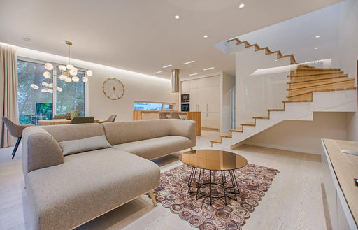 Wooden Handmade Luxury Housing 5 Seater Sofa Set (Beige) - Wooden Twist UAE