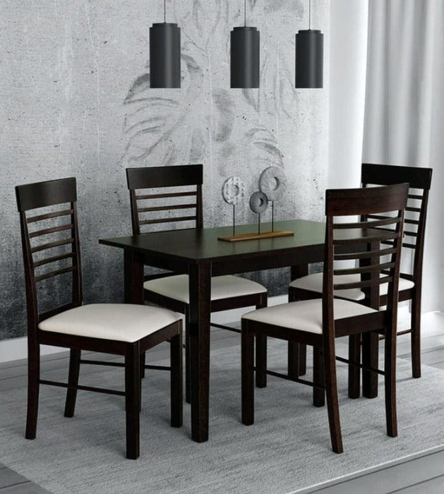 Solid Wood Dinning Table Set (4 Seater) - Wooden Twist UAE