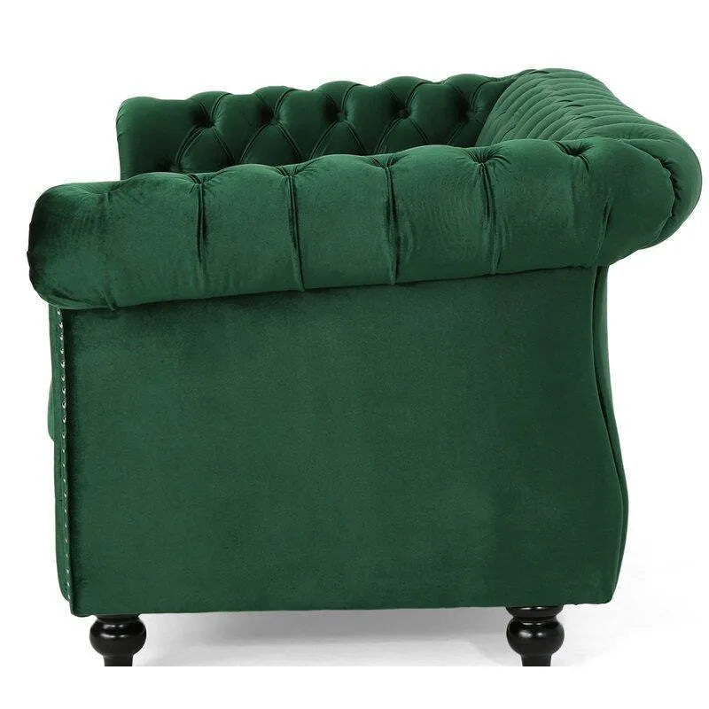 Regal Premium Flared Arm Loveseat - WoodenTwist