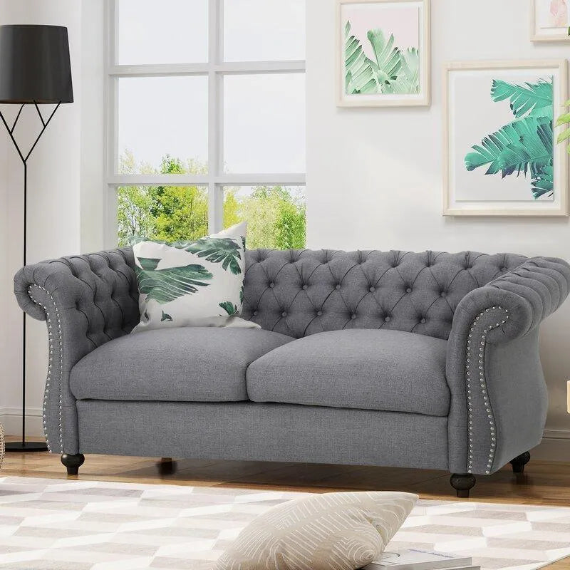 Regal Premium Flared Arm Loveseat - WoodenTwist