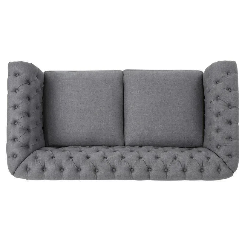 Regal Premium Flared Arm Loveseat - WoodenTwist