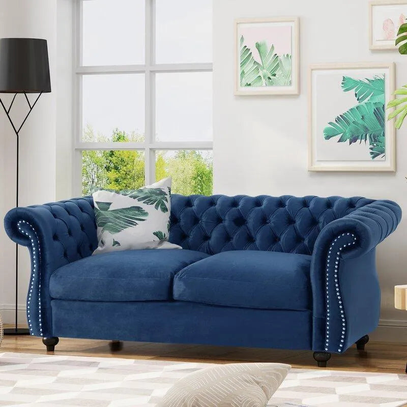 Regal Premium Flared Arm Loveseat - WoodenTwist