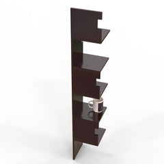 Zig Zag Alzak Floating Corner Shelves - Wooden Twist UAE