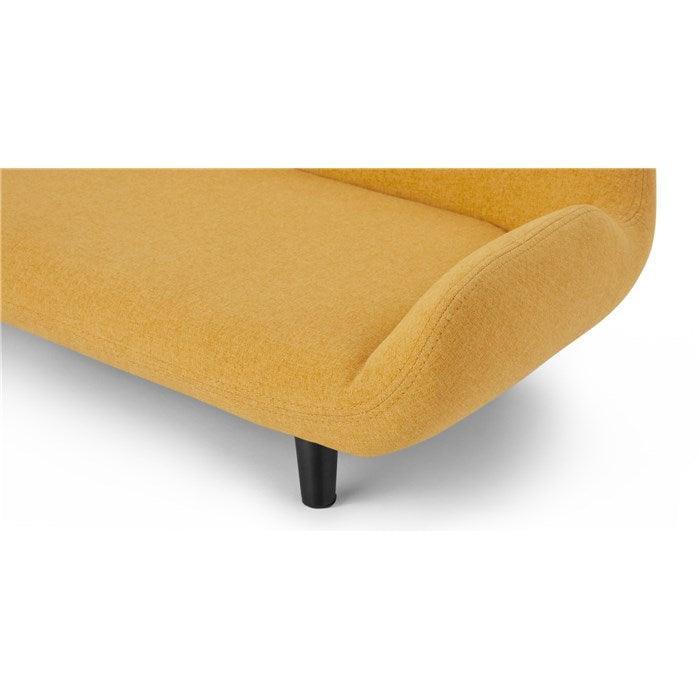 Wooden Twist Handmade Classic Relaxing Pet Sofa ( Yellow )