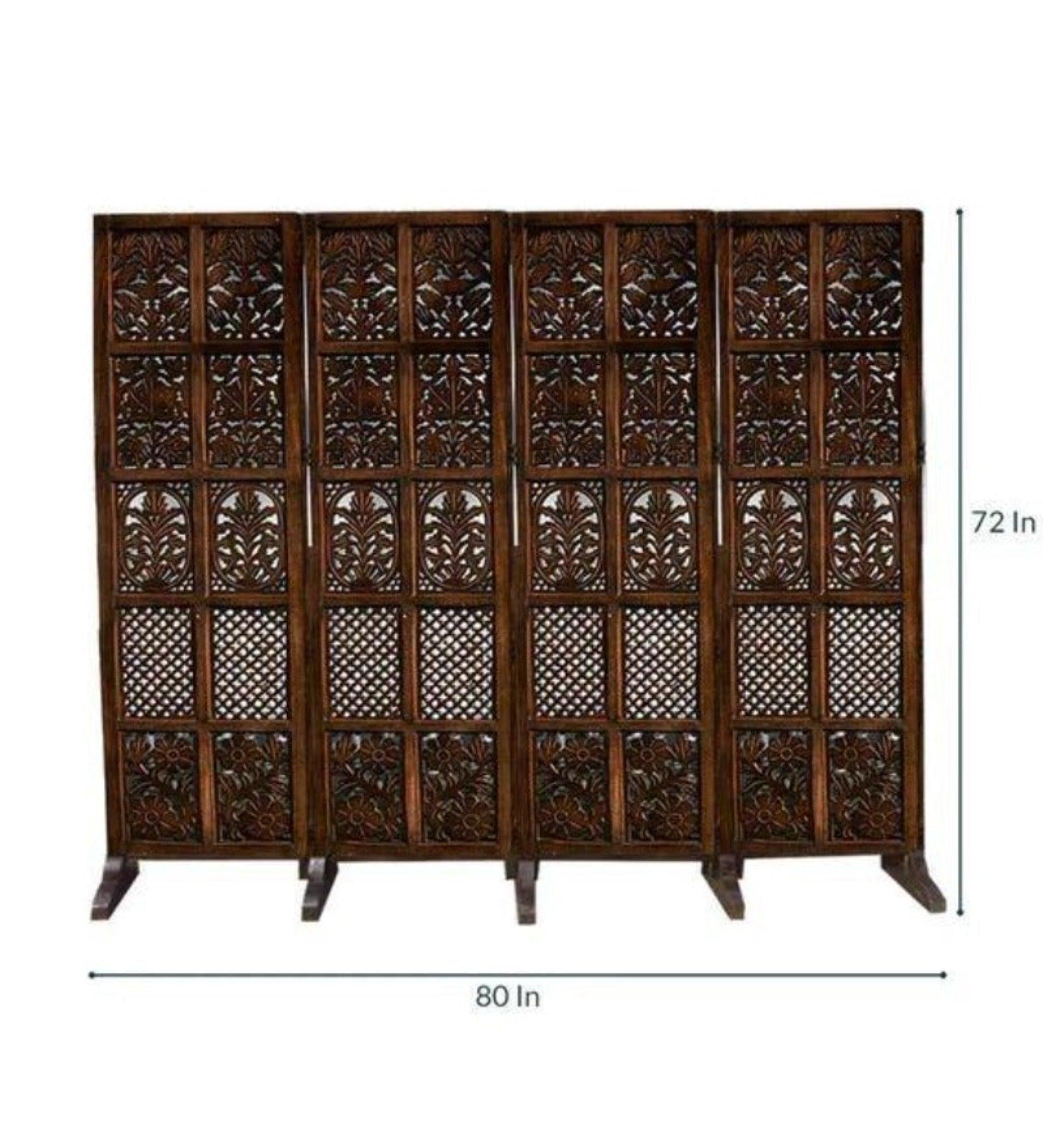 Handcrafted Wood Room Divider