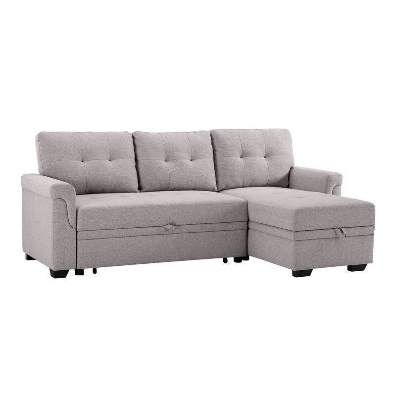 Altin Premium Reversible Sleeper Sofa & Chaise - WoodenTwist