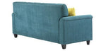 Contemporary Style Sofa Set In Blue Color - WoodenTwist