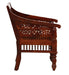 Wooden Intricate Motif Designs Couches (1 Seater Sofa) - Wooden Twist UAE