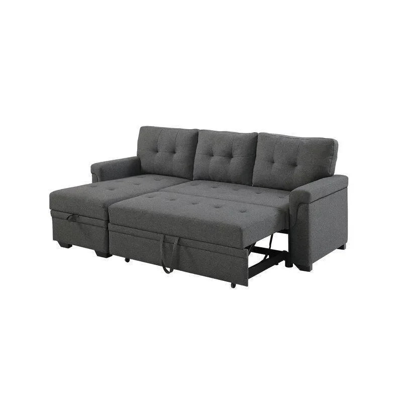 Reversible Layout, Pull-Out Bed, Hidden Storage