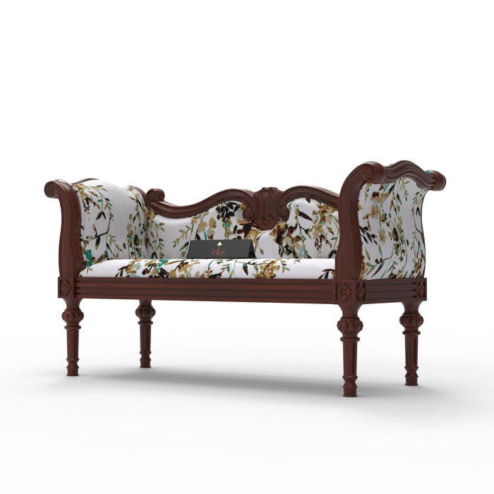Handicraft Wooden Settee Living Room Couch Sofa (2 Seater)