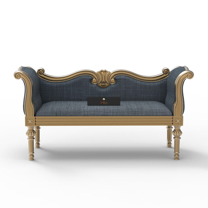 Handicraft Wooden Settee Living Room Couch Sofa (2 Seater) - Wooden Twist UAE
