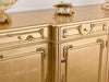 Wooden Twist Auspicious Style Teak Wood Sideboard Cabinet ( Golden ) - Wooden Twist UAE