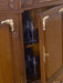 Wooden Twist Slang Style Teak Wood Sideboard Cabinet ( Golden Leaf ) - Wooden Twist UAE