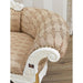Wooden Hand Carved Modern Baroque Style Chaise Longue Sofa White Lacquered And Silver Leaf - Wooden Twist UAE