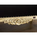 Hand Carved Baroque Style Lacquered Velvet Burgundy Crystal Sw Buttons (Gold) - Wooden Twist UAE