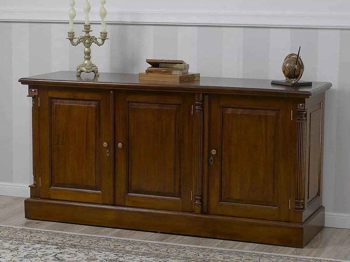A Teak Wood Sideboard with a Glorious Silhouette