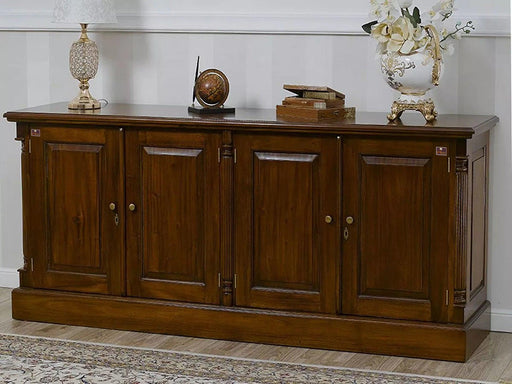 Wooden Twist Hideout Style Teak Wood Sideboard Cabinet ( Brown ) - Wooden Twist UAE