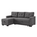 Altin Premium Reversible Sleeper Sofa & Chaise - WoodenTwist