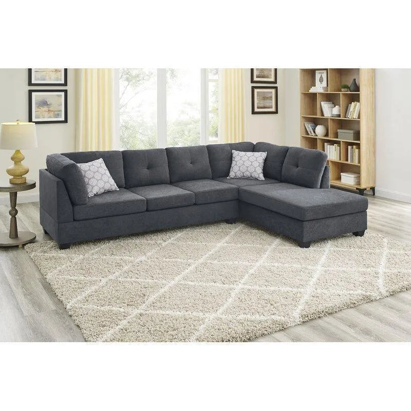 Valeur Right Hand Facing Corner Sectional - WoodenTwist