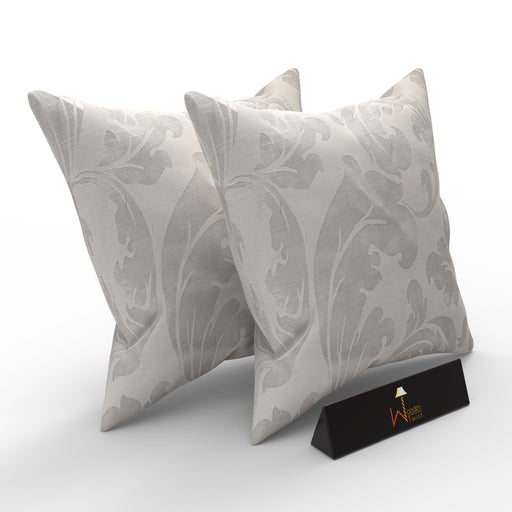 Square Handmade Velvet Fabric Cushion Cover Pack Of 2 ( 16 x 16 inch ) - Wooden Twist UAE