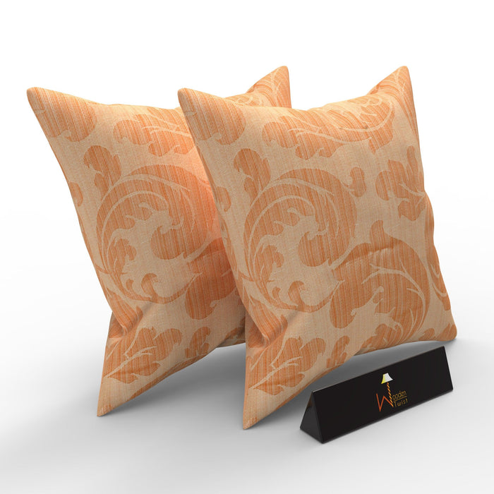 Square Velvet Fabric Cushion Cover Pack Of 2 (16 x 16 inch)