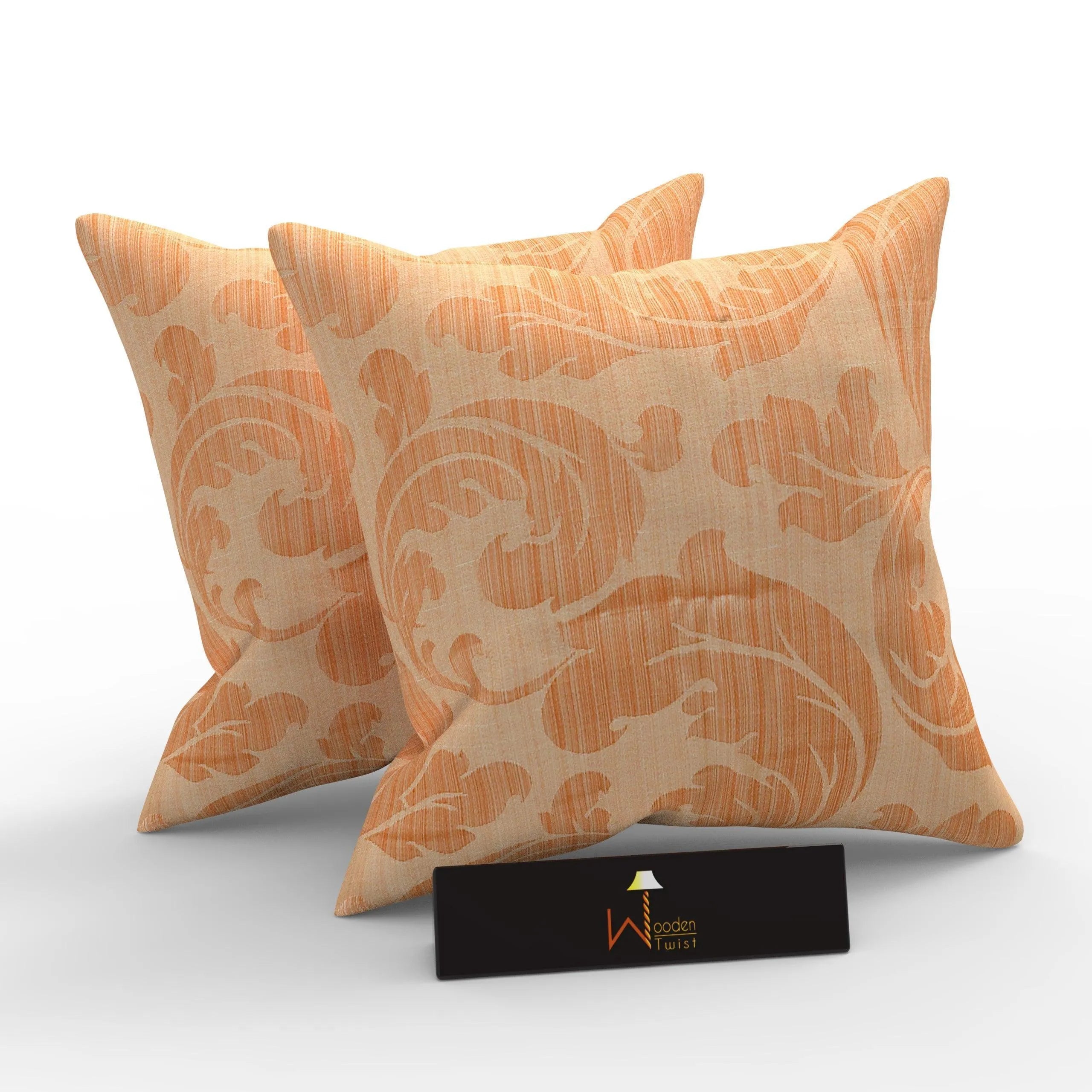 Square Velvet Fabric Cushion Cover Pack Of 2 (16 x 16 inch) - Wooden Twist UAE