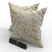 Reposa Floral Print Velvet Fabric Cushion Cover - Wooden Twist UAE