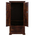 Solid Teak Wood 2 Door Wardrobe - Wooden Twist UAE