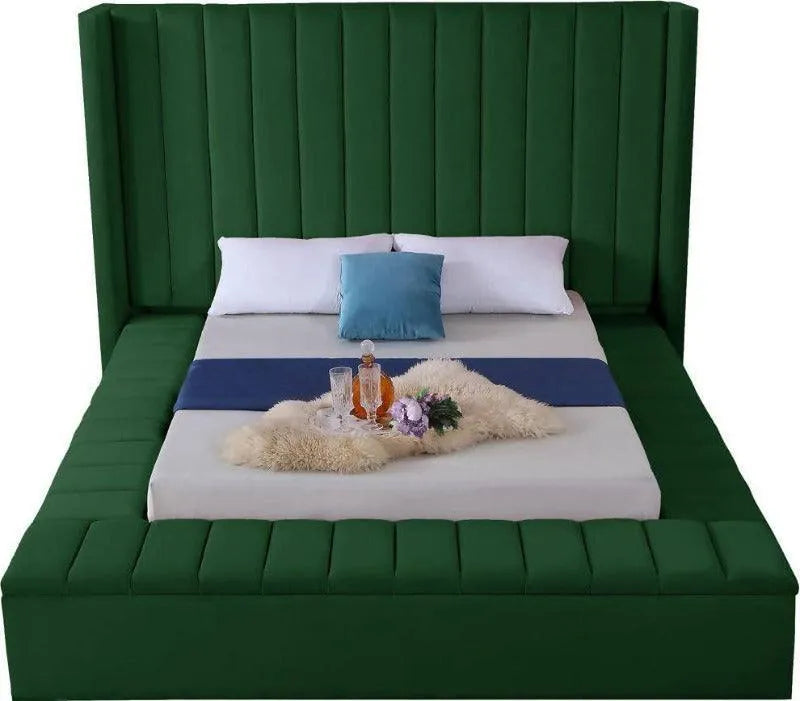 Wooden Twist Pinion Handmade Solid Wood Queen Size Bed - Wooden Twist UAE