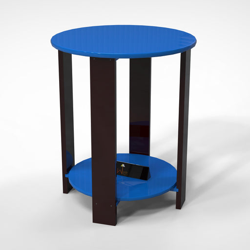 Unique Wooden Round Design End Table - Wooden Twist UAE