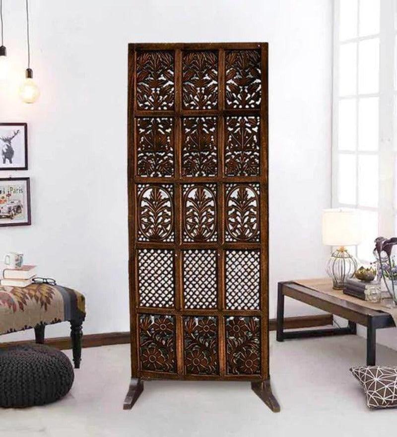 Solid Wood Room Divider/Wood Separator/Office Furniture/Wooden Partition - Wooden Twist UAE