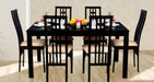 Ronald 6 Seater Dinning Set (Cappuccino Color) - Wooden Twist UAE