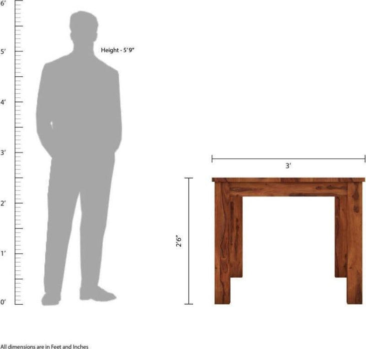 Grazi Teak Wood 6 Seater Dining Set - Wooden Twist UAE