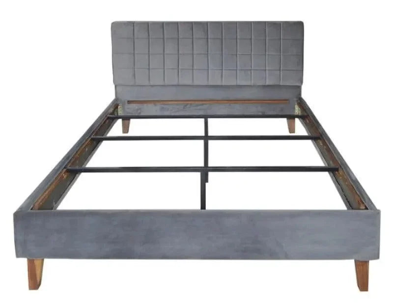 Grey Upholstered Headboard