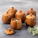Multipurpose Wooden Small Container for Sauce Spice Pickle (Set of 2) - Wooden Twist UAE