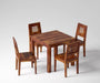 Premium Solid Teak Wood 4 Seater Dining Set - Wooden Twist UAE