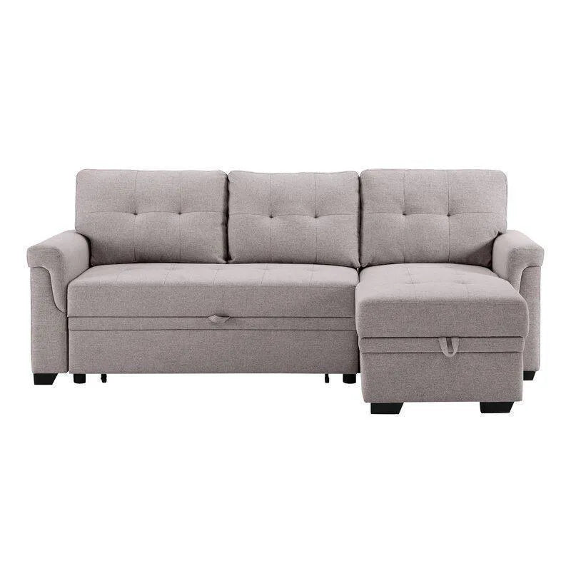 Altin Premium Reversible Sleeper Sofa & Chaise - WoodenTwist