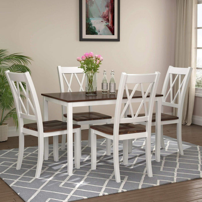 Classy 4 Seater Dining Table Set - Wooden Twist UAE