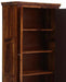 Solid Teak Wood 2 Door With Drawers Wardrobe - Wooden Twist UAE