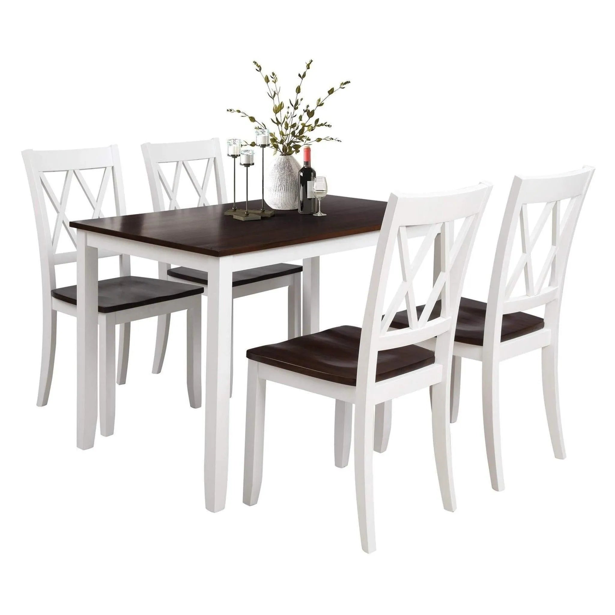 Classy 4 Seater Dining Table Set - Wooden Twist UAE